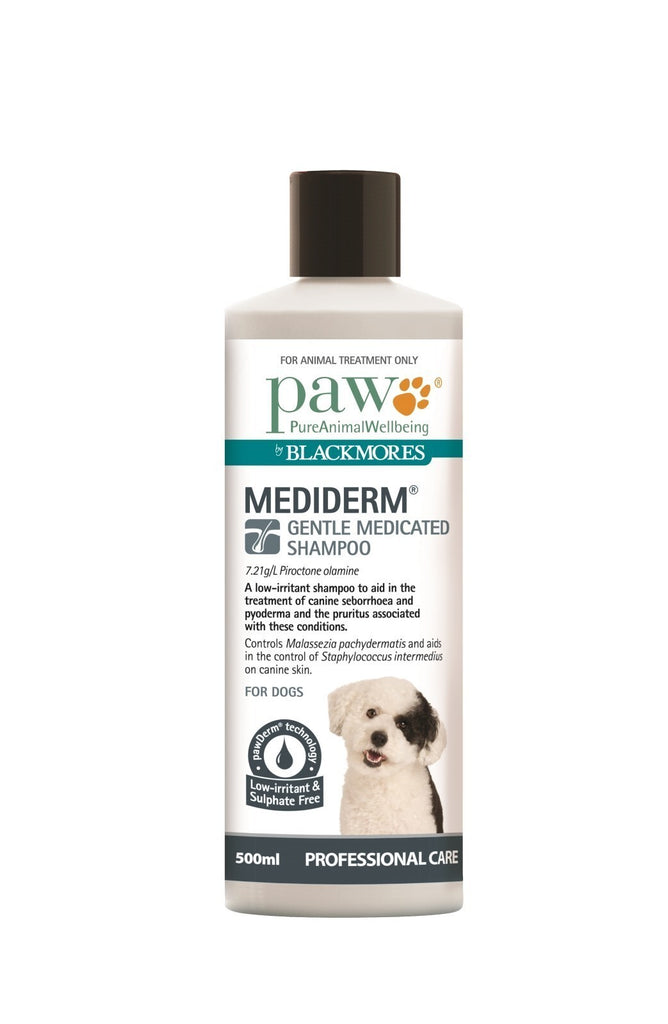 Paw MediDerm Gentle Medicated Shampoo - 500mls