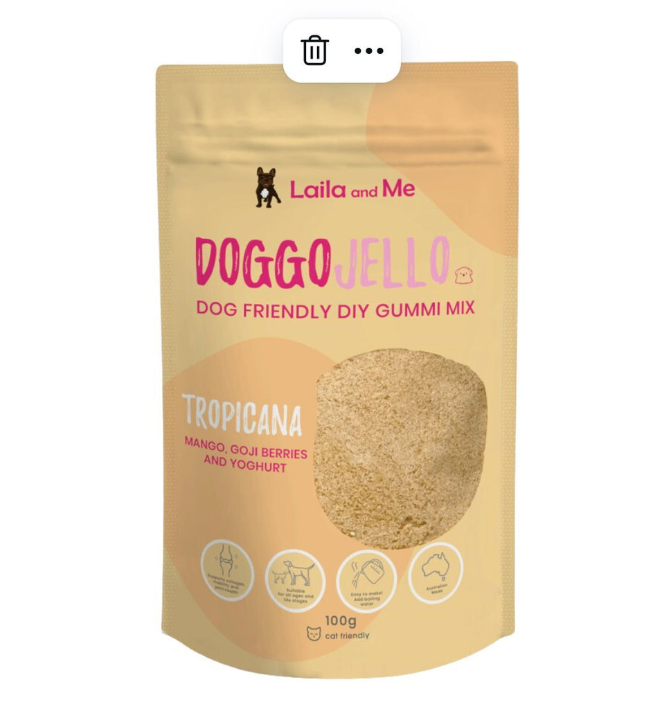 Laila & Me DIY Doggo Jello Healthy Dog Treats - Tropicana - 100g