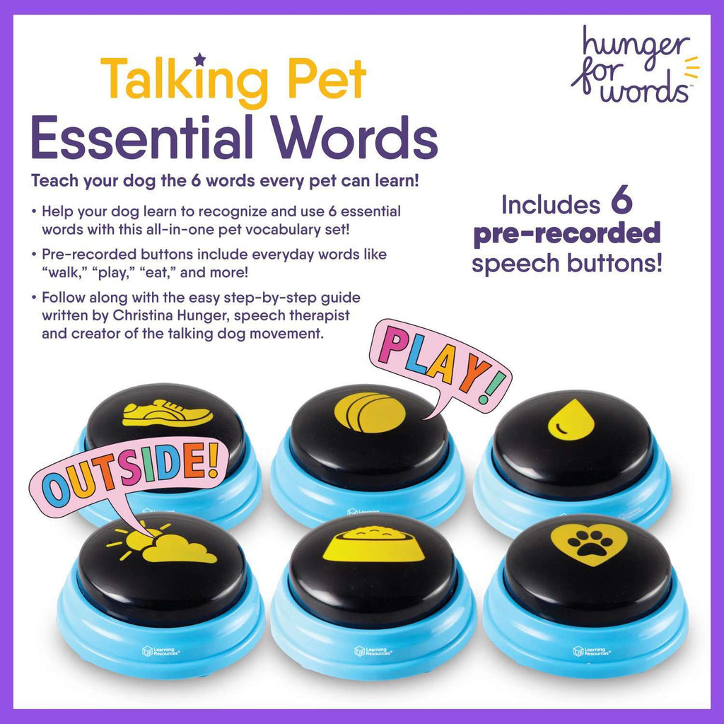 Hunger For Words Talking Pet Essential Words Set