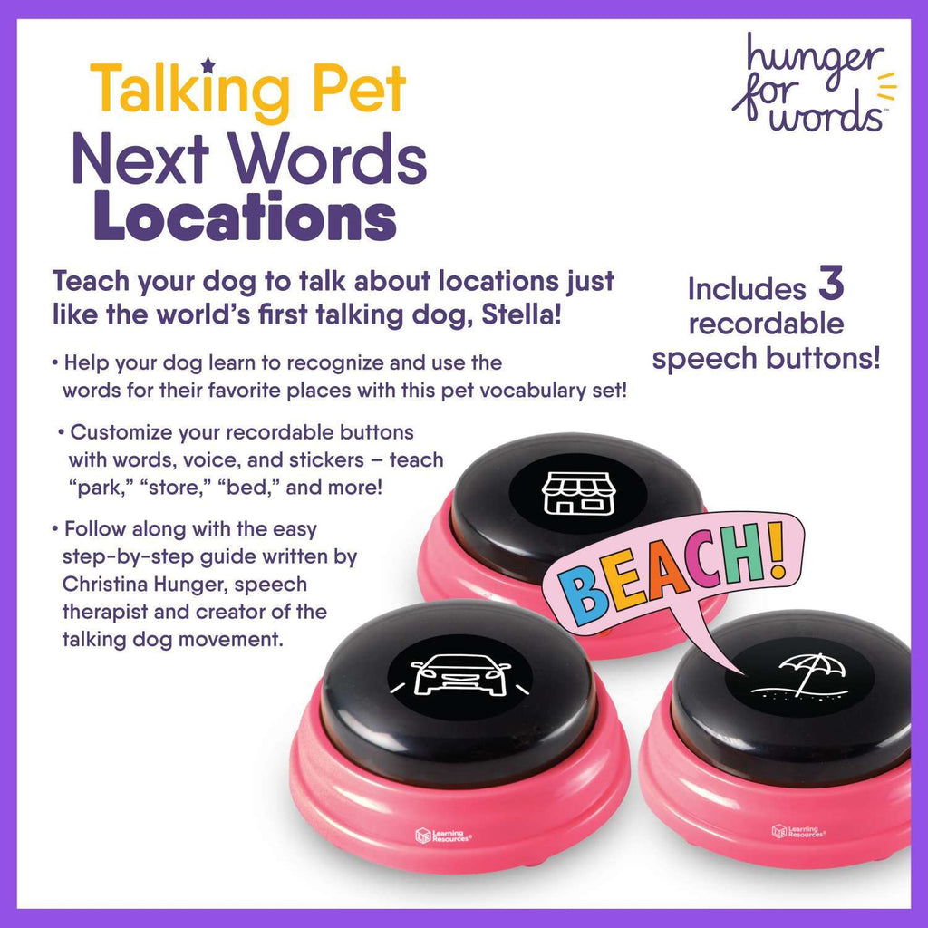 Hunger For Words Talking Pet Next Words: Locations