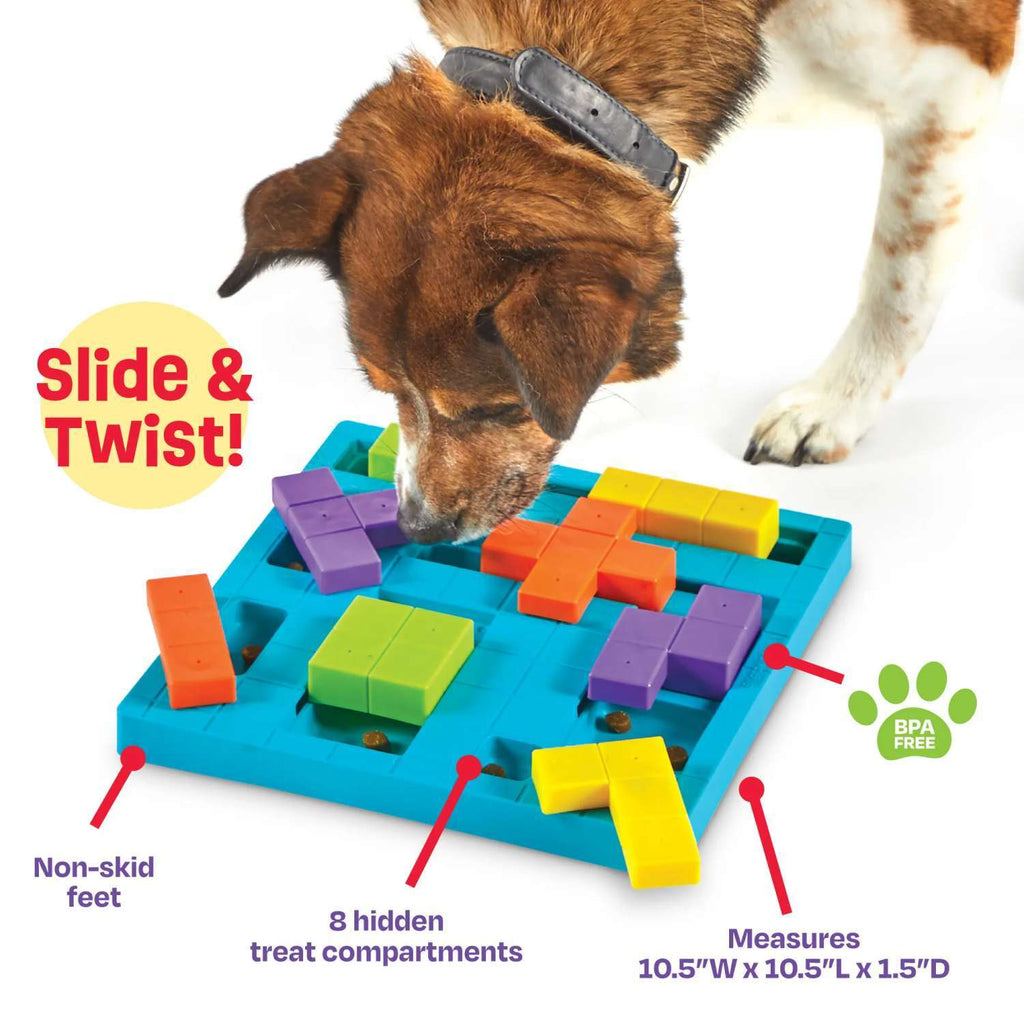 Brightkins Brain Teaser Interactive Dog Treat & Food Puzzle