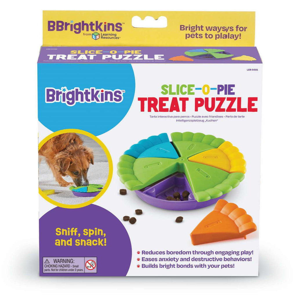 Brightkins Slice of Pie Interactive Treat Puzzle Toy