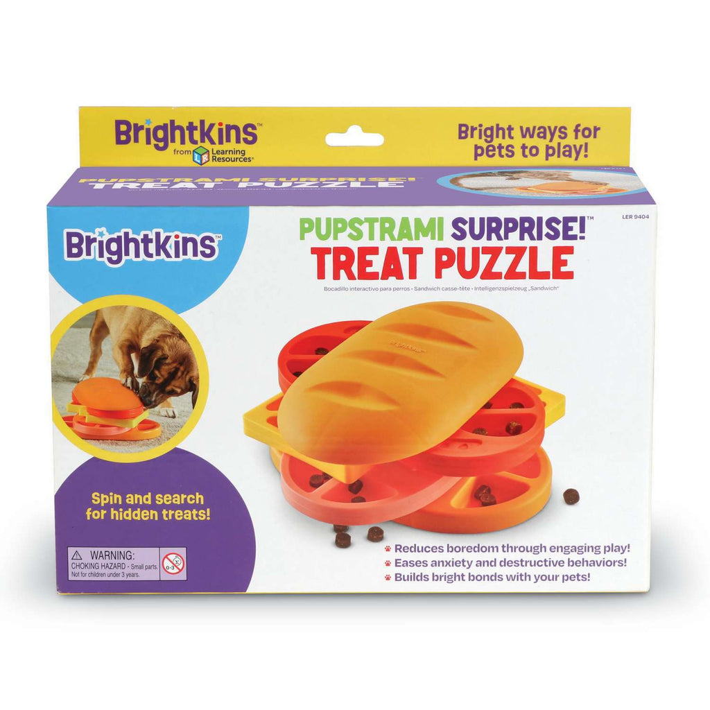 Brightkins Pupstrami Surprise! Interactive Dog Treat Puzzle Toy