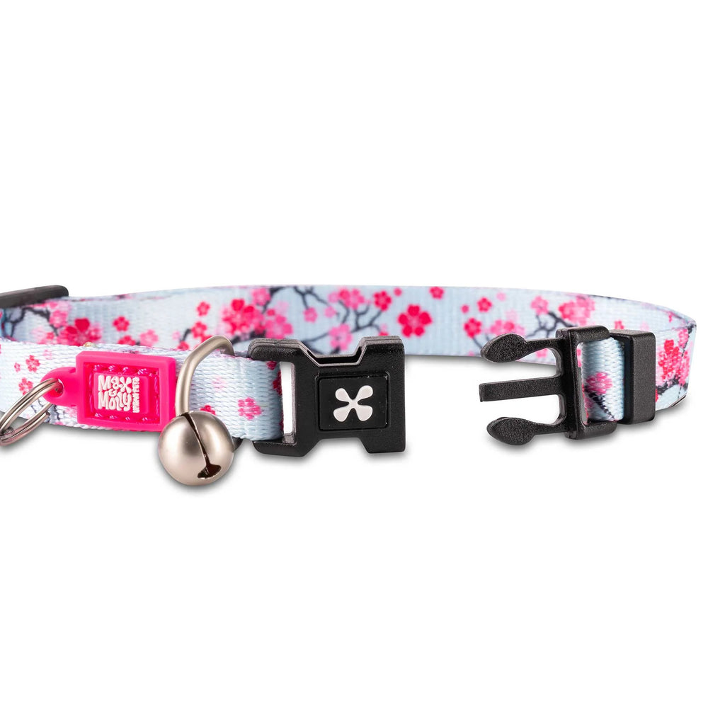 Max & Molly Smart ID Cat Collar - Cherry Bloom