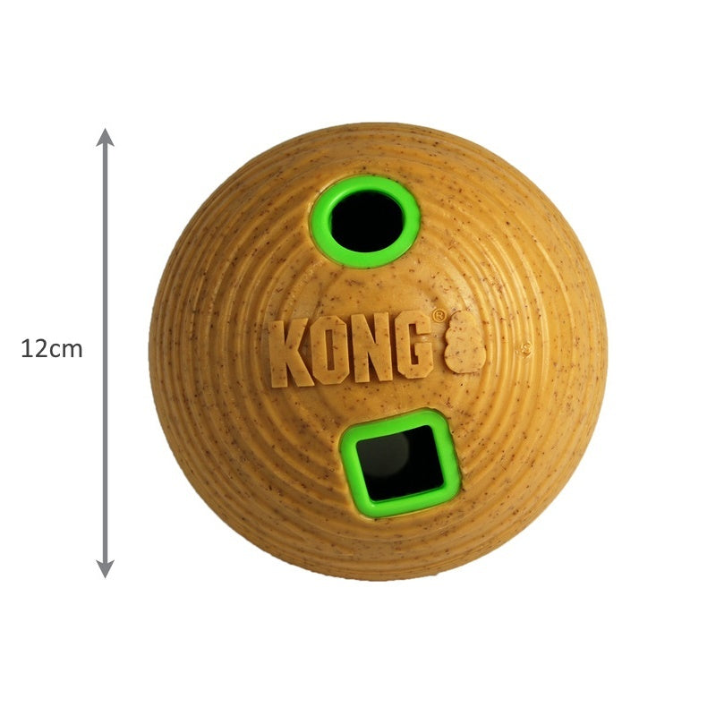 KONG Bamboo Food Ball & Treat Dispenser for Dogs