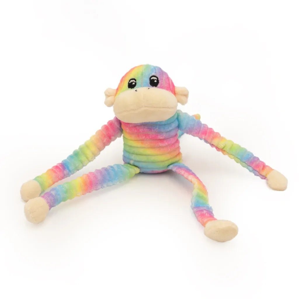 Zippy Paws Spencer the Crinkle Monkey Dog Toys - 2-Pack