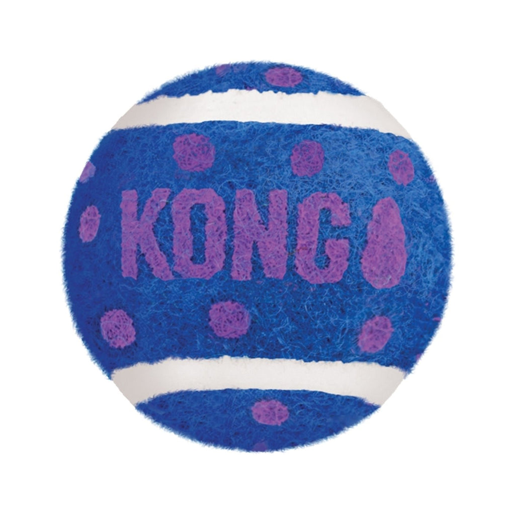 KONG Cat Tennis Balls with Bells - 3 Units/3 Packs