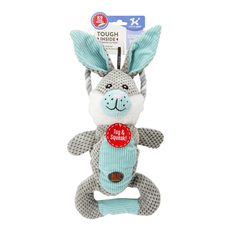 Charming Pet Scrunch Bunch Bunny Dog Toy