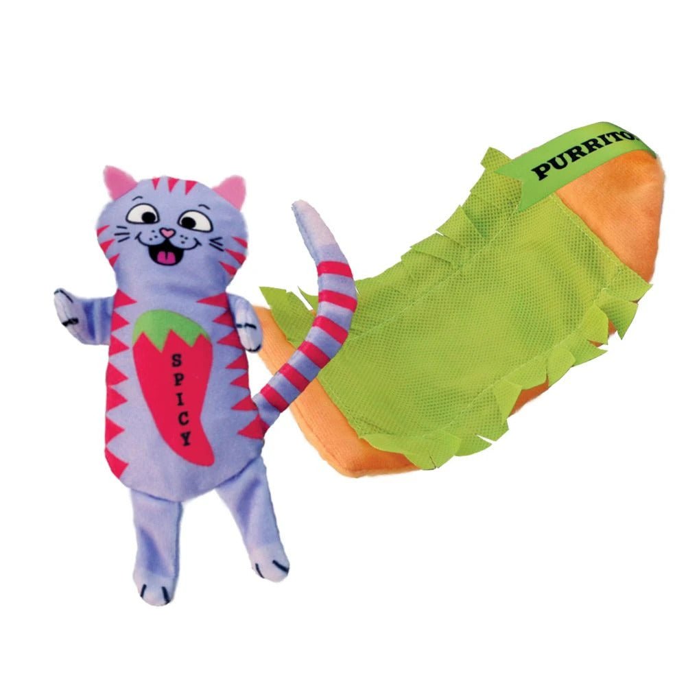 KONG Pull A Partz Purrito Cat Toy - 3 Units