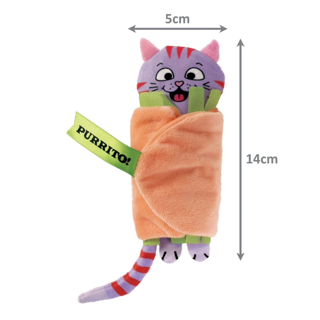 KONG Pull A Partz Purrito Cat Toy - 3 Units