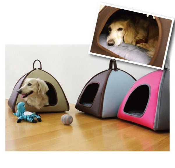 Ibiyaya Little Dome Pet Tent Bed - Pink