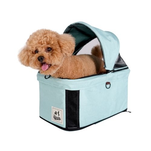 Ibiyaya Travois Tri-fold Pet Travel Stroller System - Spearmint