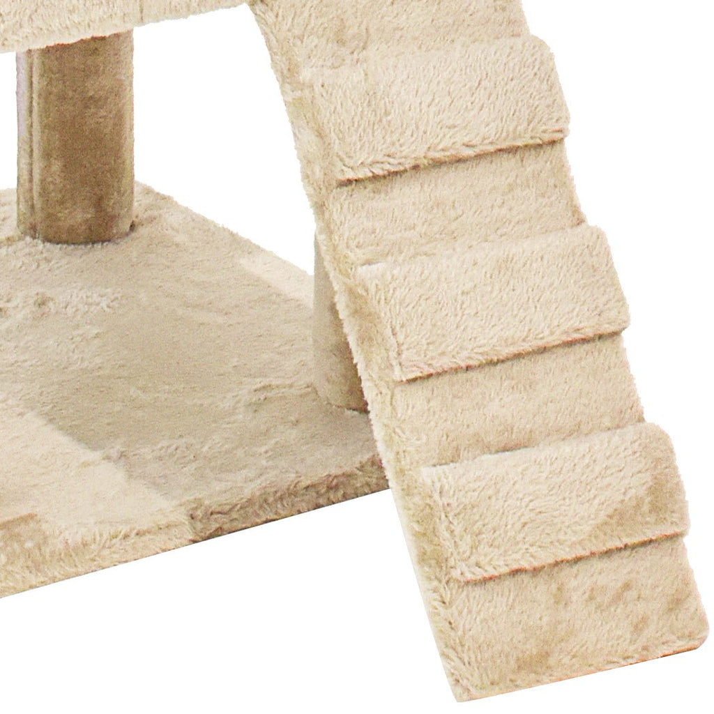 PaWz 2.1M Cat Scratching Post Tree Gym House Condo - Cream