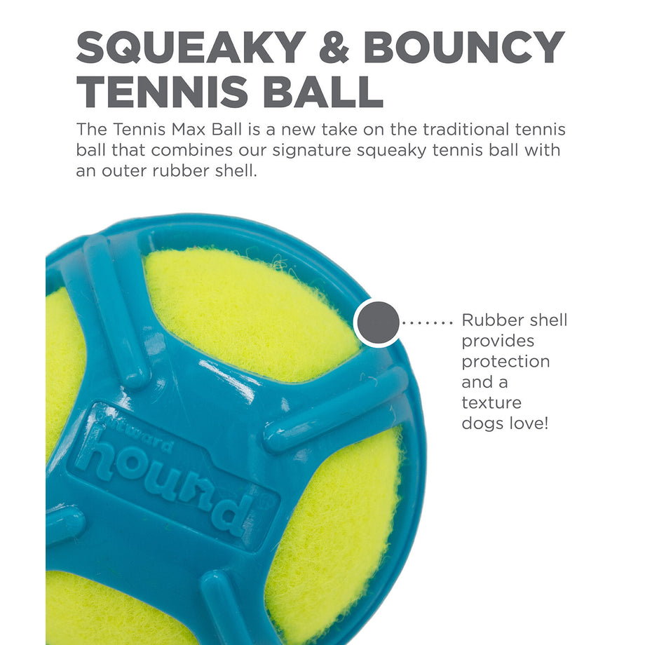Outward Hound Squeaker Ballz, Tennis Ballz, Tennis Max Balls