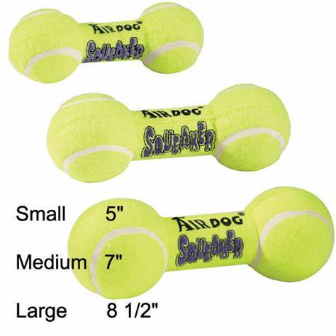 KONG Airdog Squeaker Dumbbell - Various Sizes - 3 Units