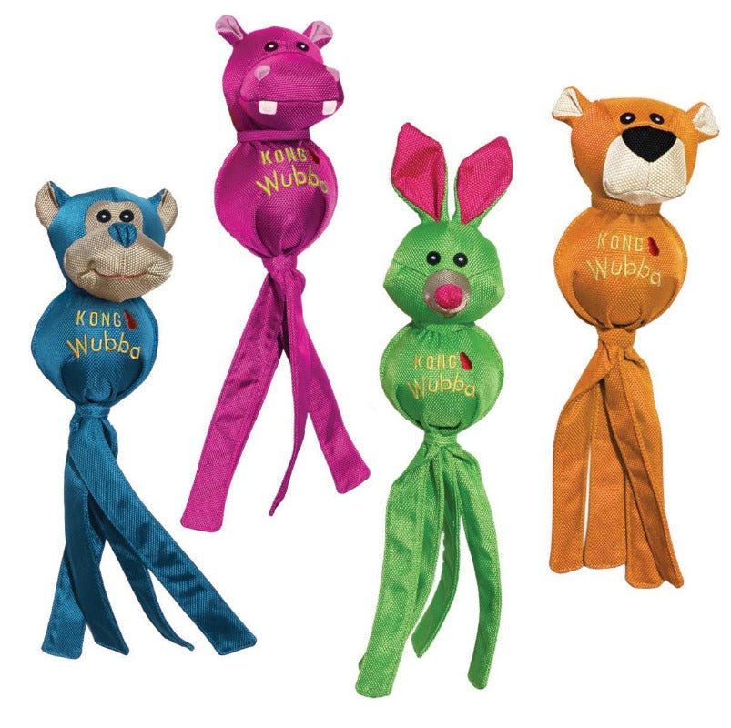 KONG Dog Toy Wubba Ballistic Friends - 4 Units