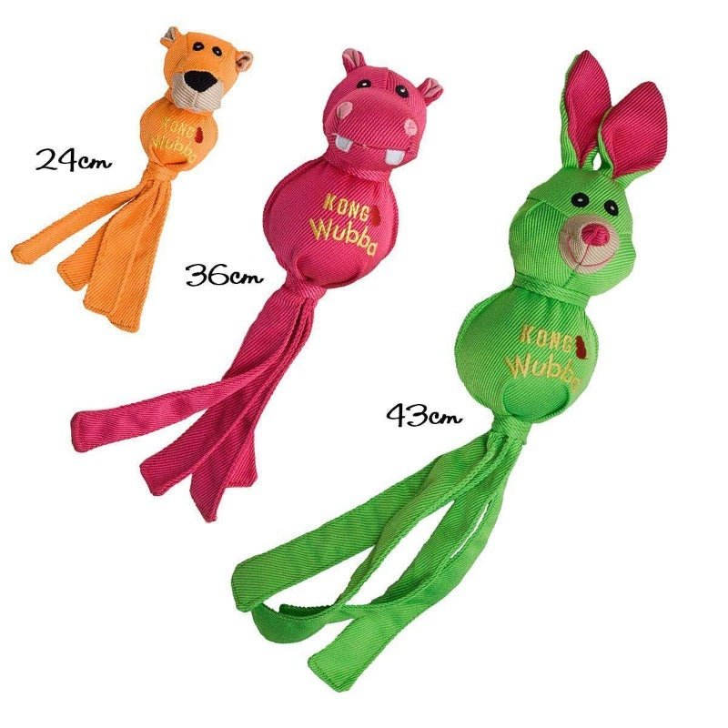 KONG Dog Toy Wubba Ballistic Friends - 4 Units