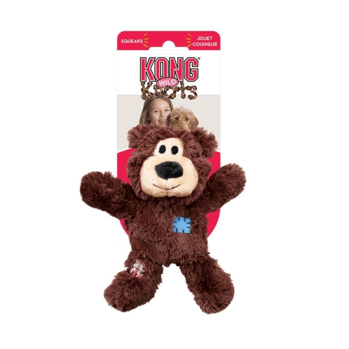 KONG Wild Knots Bear - Small/Large - 3 Units