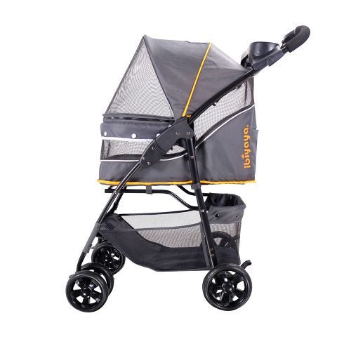 Ibiyaya Cloud 9 Pet Stroller - Mustard Yellow